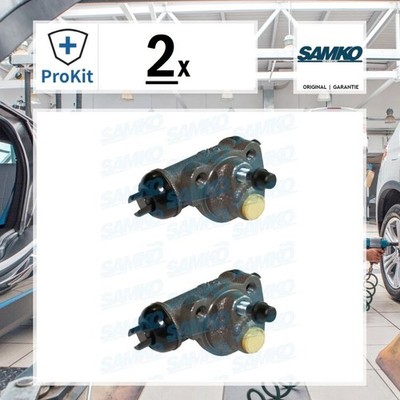 2x ORIGINAL  SAMKO Radbremszylinder Hinten für Nissan ALMERA II Hatchback