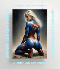 Supergirl Kara Danver DC Comic Justice League Poster Print - No Frame
