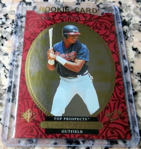 ANDRUW JONES 1995 Upper Deck SP RED Die Cut Rookie Card RC 434 HRs Braves HOF🔥$