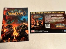 WORLD OF WARCRAFT Video Game book lot of 2 6 x 4 promo postcards 2013 Blizzard