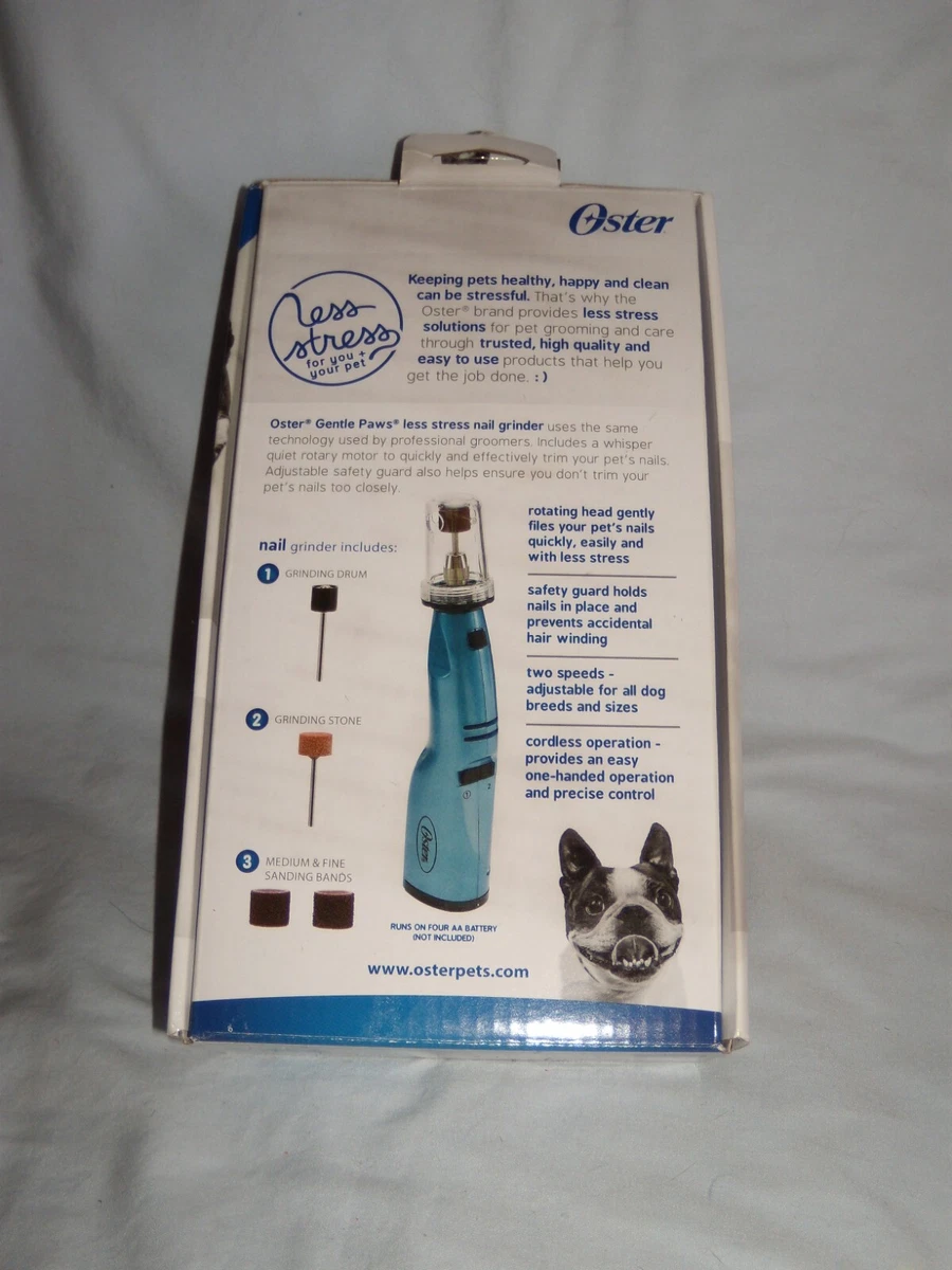 Oster gentle paws less stress nail trimmer instructions cheap