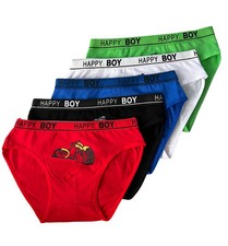 New 5 Boys Seamless Boxer Short Kids Spandex Underwear Boy Briefs 6472