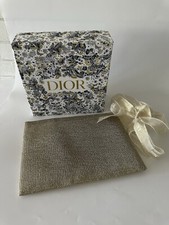 DIOR Holiday 2021 Empty Box Ribbon J'adore Wire Mesh Makeup Bag