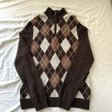 Vintage Lambswool Quarter Zip Sweater