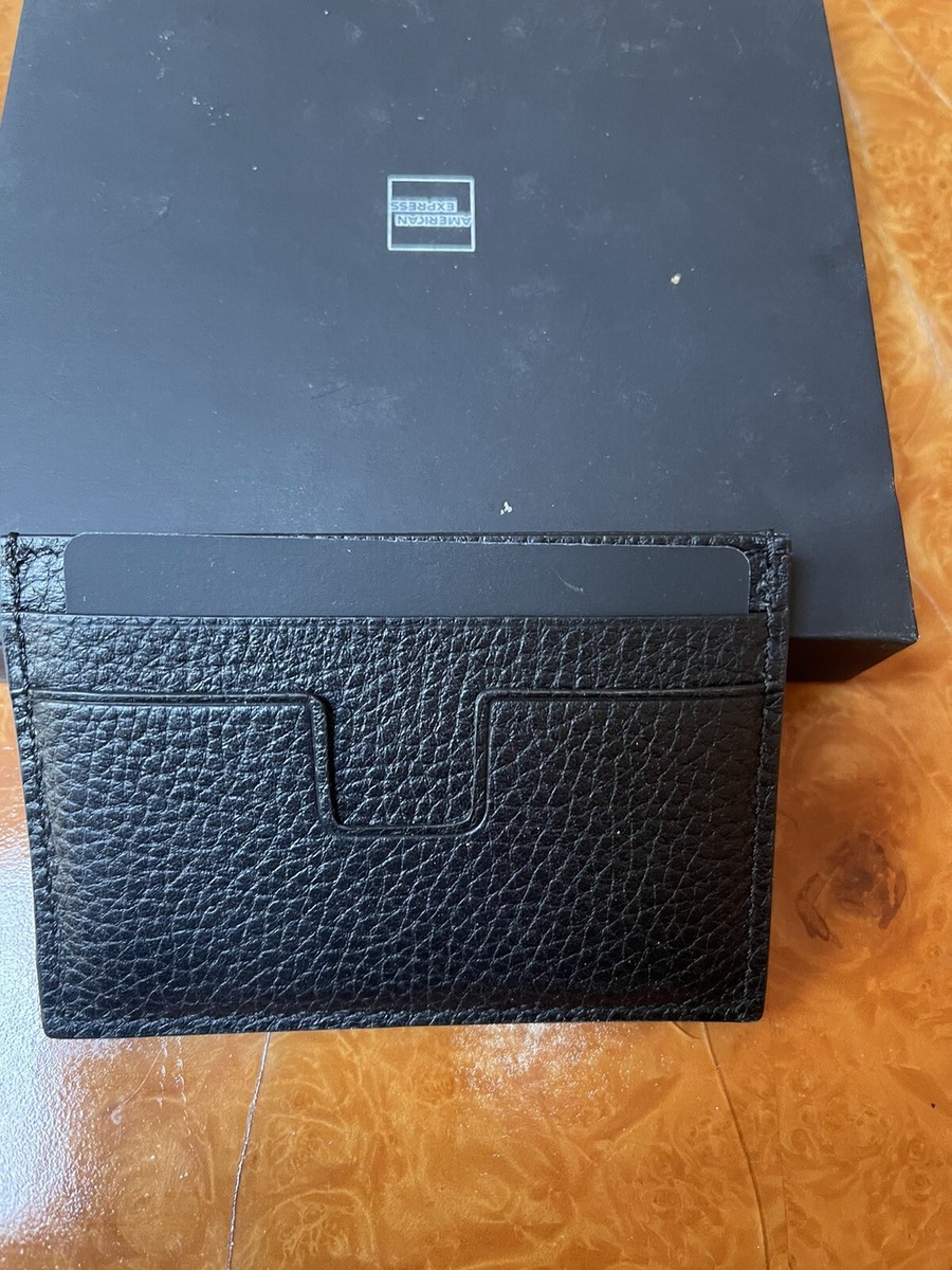 Tom Ford T Line Leather Black Card Holder New | eBay