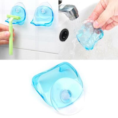Shaver Toothbrush Holder Wall Suction Cup Hook Razor Rack Bath/Washroom Nice