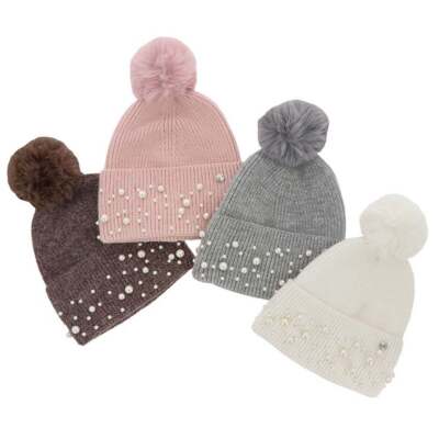 Equilibrium Pearl Sensation Pom Pom Hat 349936 UK
