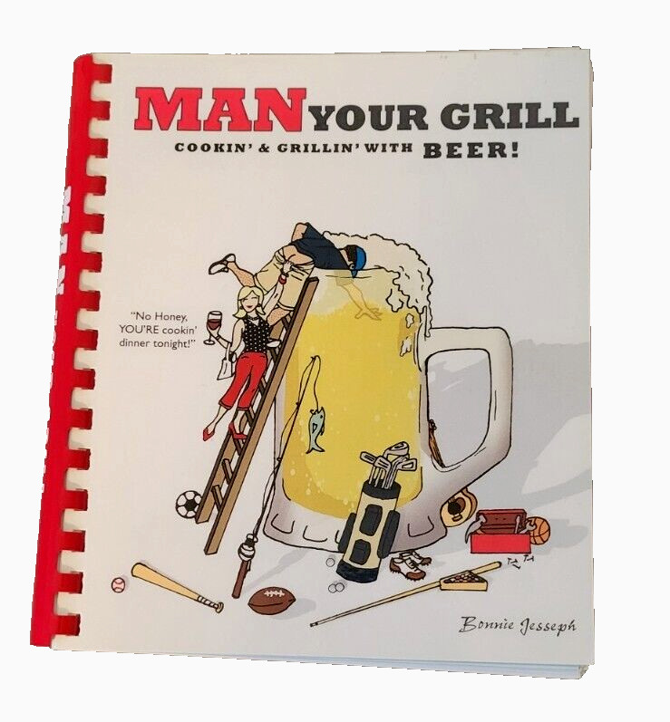 Cookbook Man Your Grill Cooking & Grilling Recipes with Beer Gifts for Men