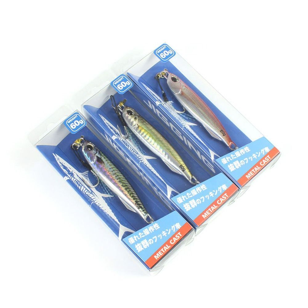 Spinning Baits Spanish mackerel Lead Casting Metal Fishing Lure Jig