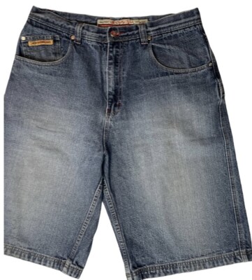 BROOKLYN EXPRESS 70 Denim Men's Distressed Carpenter Shorts BROOKLYN EXPRESS 70 Denim Men's Distressed Carpenter Shorts