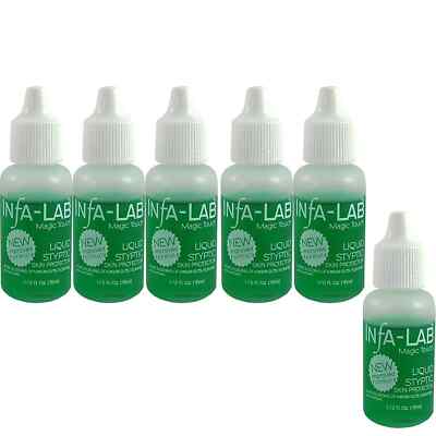 Infa-Lab Magic Touch Liquid Styptic Nails Stop Bleeding Skin Sanitizer x 6 pcs