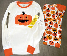 GYMBOREE boy girl size 10 HALLOWEEN PAJAMAS PUMPKIN 2 PC SET MSRP 34.95 NICE 
