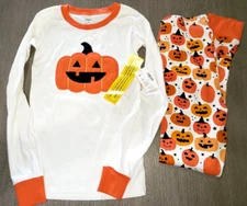 GYMBOREE boy girl size 10 HALLOWEEN PAJAMAS PUMPKIN 2 PC SET MSRP 34.95 NICE!!