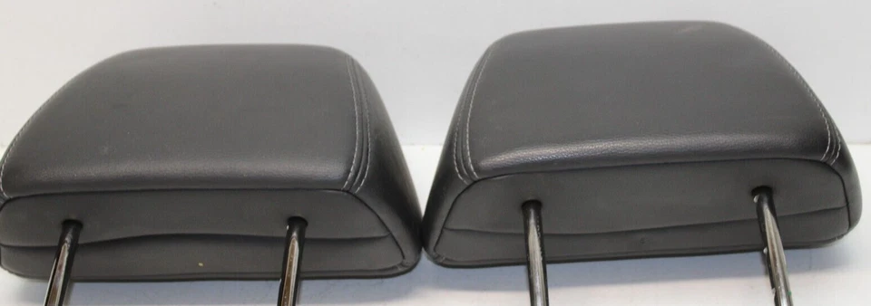 2008-11 SUBARU TRIBECA FRONT HEAD REST SET GRAY LEATHER OEM P/N 64061XA02CMW - Image 4 of 4