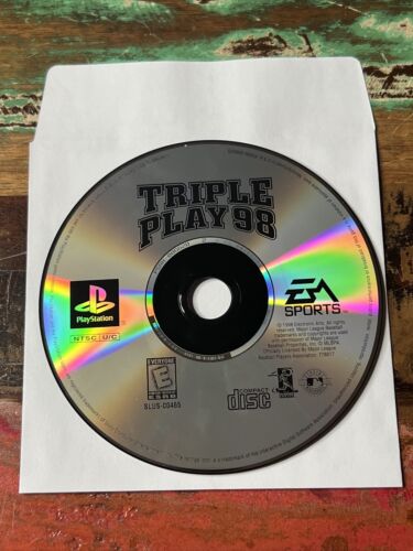 Triple Play 98 Baseball (Sony PlayStation 1, 1998) Videogioco PS1 - Solo disco - Foto 1 di 7
