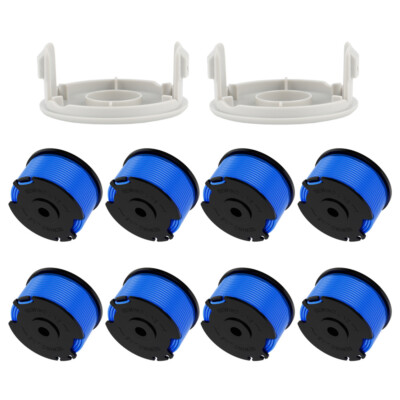 8x Spulen Spulendeckel Set für Ryobi Rasentrimmer Trimmer Fadenspule Ersatzspule