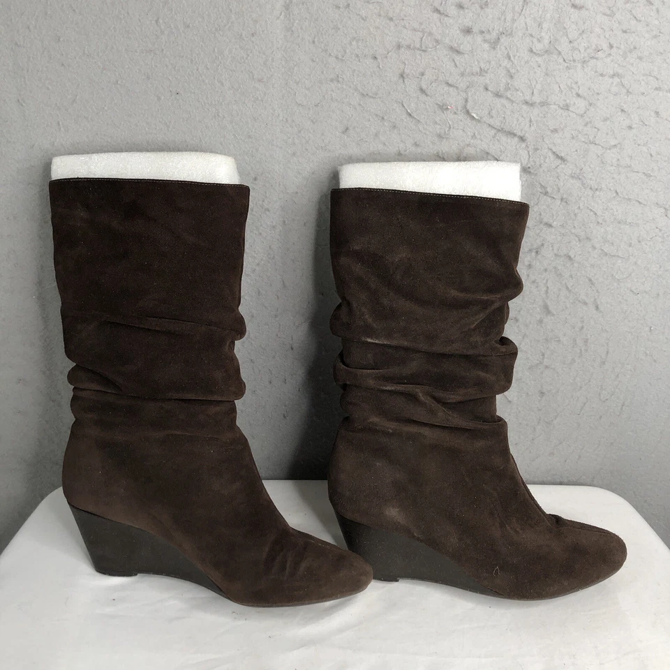 Alex Marie Botas Mujer 8.5M Marrón Gamuza Slouchy Boho Western Dana204 Chocolate Foto 2 de 4