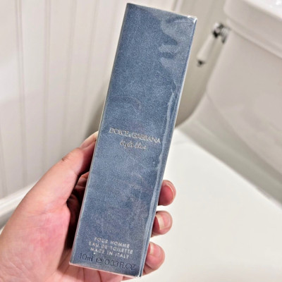 New sealed Dolce&Gabbana Light Blue Pour Homme EDT perfume Men Travel Spray 10ml
