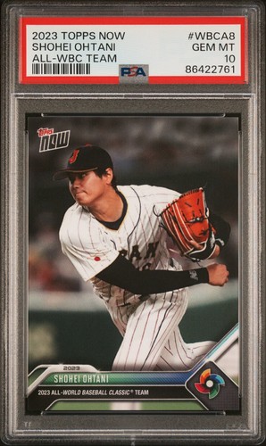 💎 PSA 10 💎 2023 Topps Now 🇯🇵 SHOHEI OHTANI 🇯🇵 World Baseball Classic WBCA8