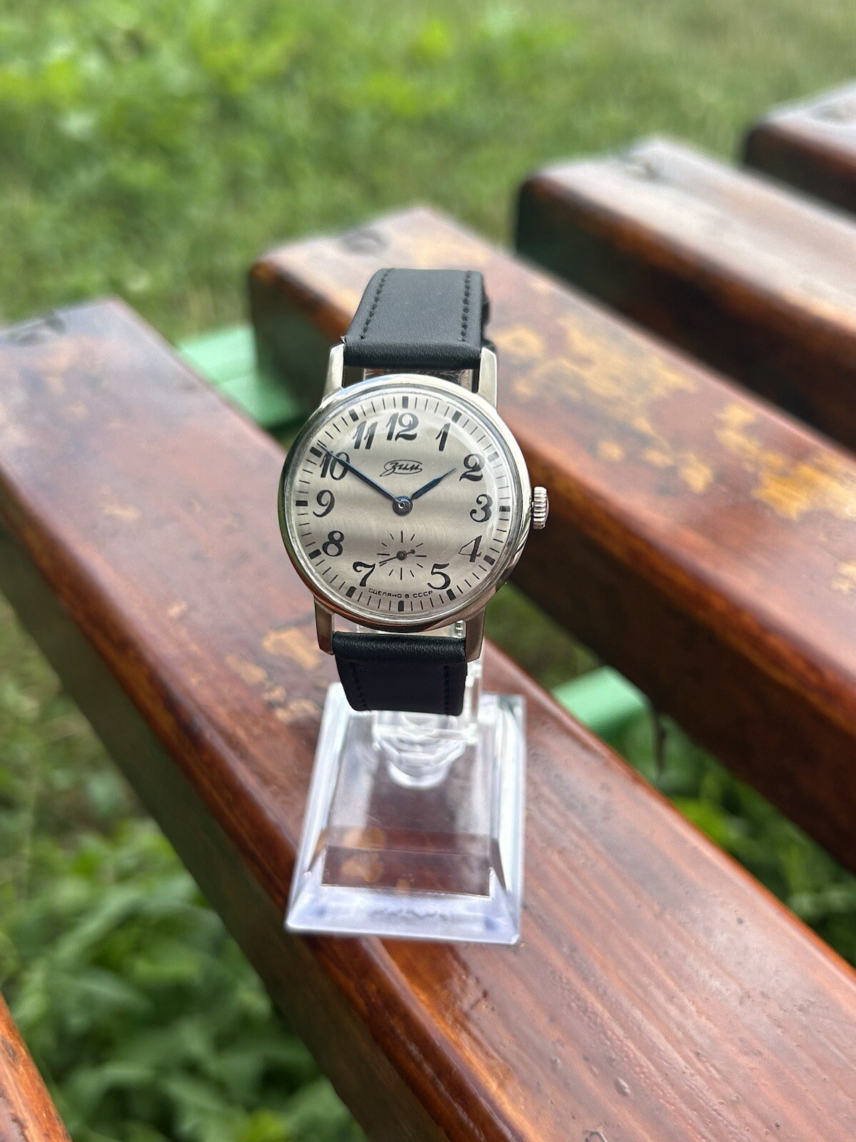 Vintage Watch ZIM Beautiful Soviet Made USSR Retro Mechanical Wristwatch 1970s