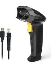 Handheld USB Barcode Scanner Wired 1D Bar Code Reader with USB Cable B2