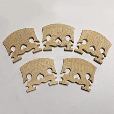 5x 4/4 Violin Bridge European Baroque Bridge Style String Accessory Maple Bridge