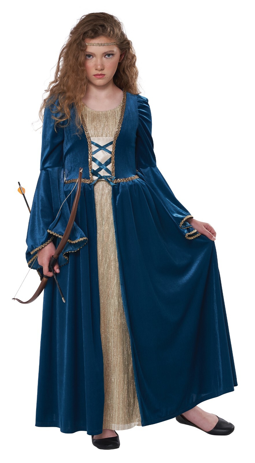 Brave Merida Renaissance Brave Merida Enchanted Maiden Renaissance Child Costume | eBay