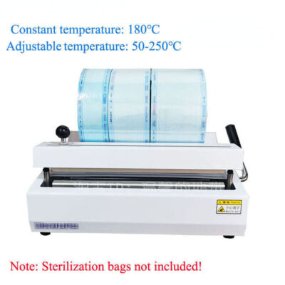 Medical Dental Lab Instrument Tools Sterilization Bag Pouches Sealing Machine 