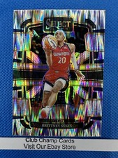 2024 #3 Brittney Sykes Panini WNBA Select Concourse Silver Flash Prizm Mystics