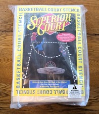 Superior Court Regulation Basketball Stencil Paint Roller Sealed VTG 1994 USA