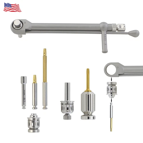 Nobel Biocare Implant Torque Wrench UniGrip Screwdriver Drivers Manual Adapter