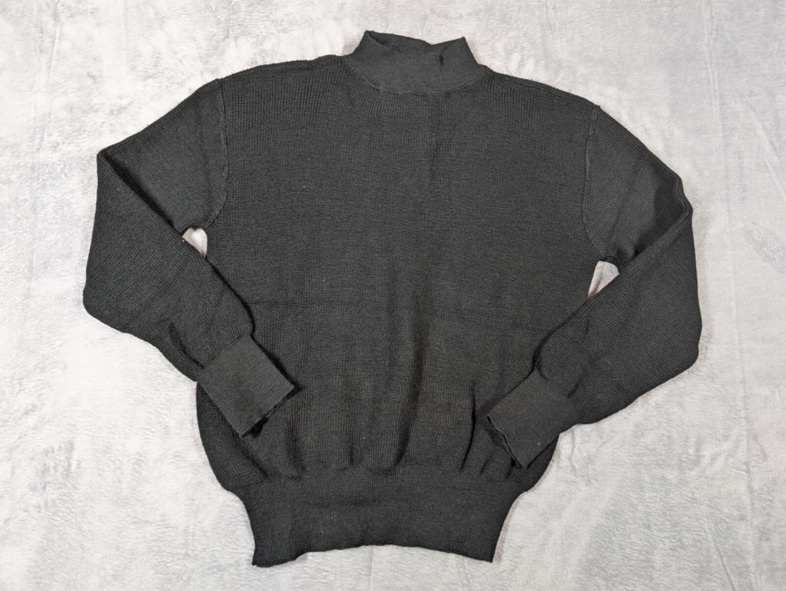 Mens Wool Sweater Vintage Military Fr Fire Resistant Sz M medium
