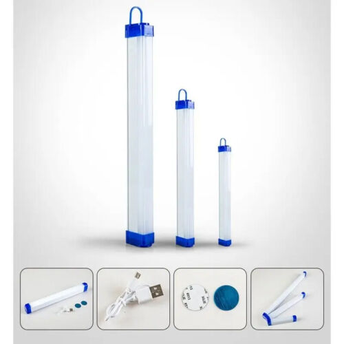 Tubo LED Luz Camping 17cm 32cm 52cm 20w 40w 60w Recargable 6000k 3000k Dc5v - Imagen 8 de 15