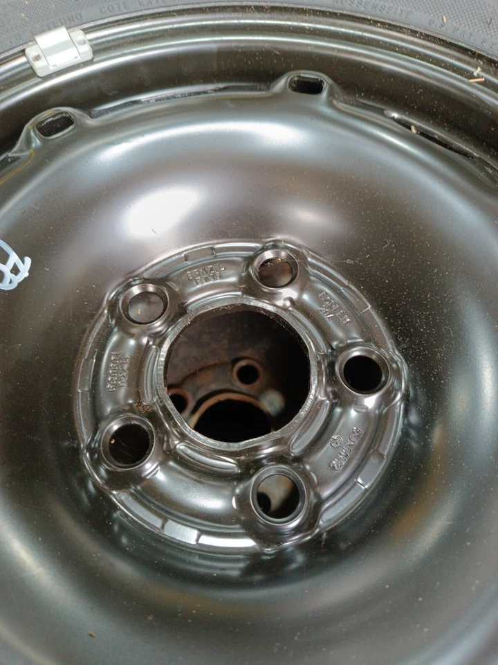 Original VW Fox 5Z Polo 9N Ersatzrad Reserverad Notrad 6Jx14H2 ET43 6Q0601027H - Bild 2 von 4