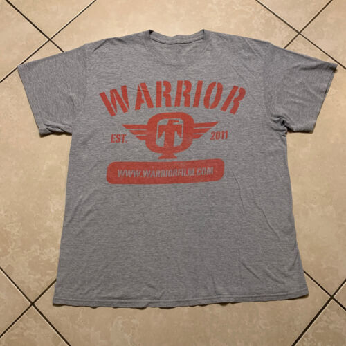 TAPOUT What Do You Fight For Warrior Film Movie Promo T-Shirt Large MMA UFC Gray - Photo 1/9