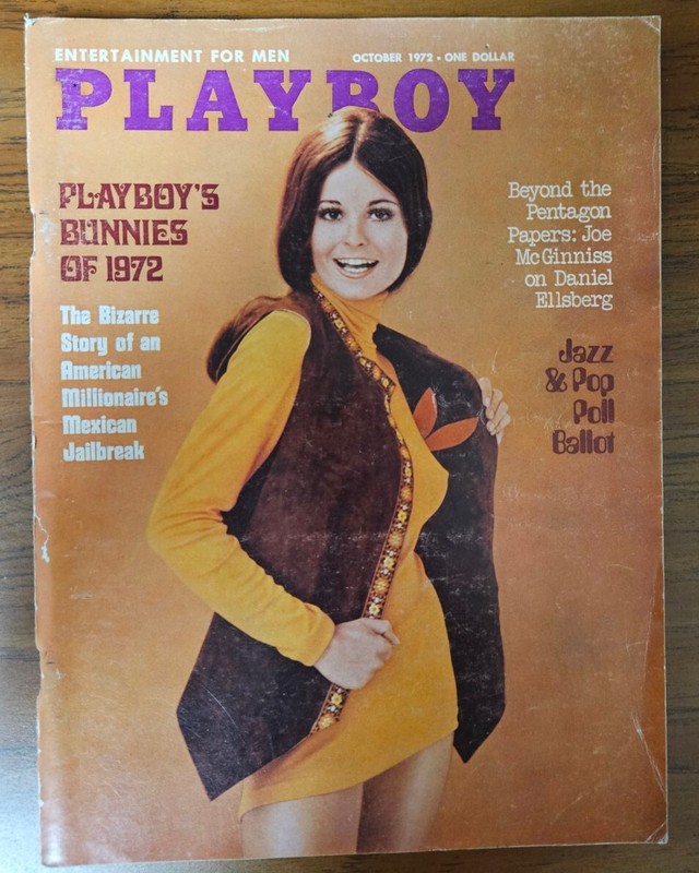 Playboy Magazine October 1972 Centerfold Intact Vargas Girl Mint