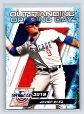 Javier Baez 2021 Topps Opening Day #OOD-3 Outstanding Cubs C52