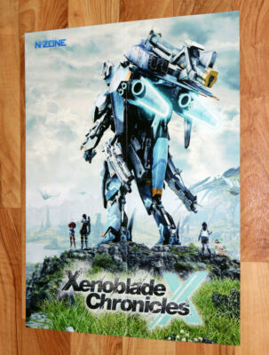 Xenoblade Chronicles / Super Mario Maker Calendar Rare Poster Nintendo 3DS Wii U