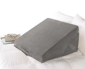 BROOKSTONE Bed WEDGE Nap PILLOW 4 In 1 TAUPE BEIGE Multi position NEW IN BOX