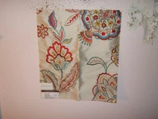 Lee Jofa, Aerin Collection, Flores,Embroidered  Floral, 16" W X 18" L, Color Red