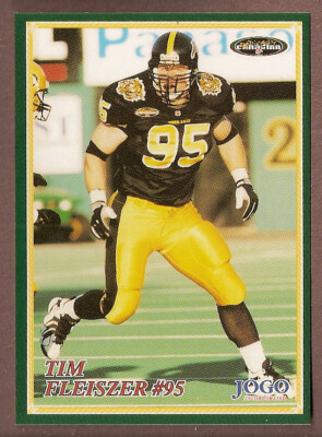 Tim Fleiszer 1998 Jogo CFL card #16 Hamilton Tiger-Cats  Harvard Crimson