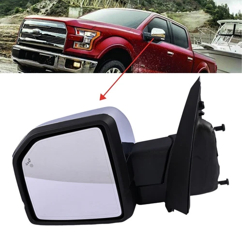 For 2015-2018 Ford F-150 F150 Driver Side Mirror Power/Signal/Blind Spot 16-Pin