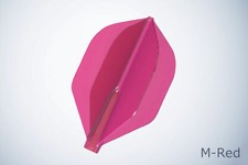 Cosmo Darts Fit Flight AIR Dart Flights - Rocket Metal Red