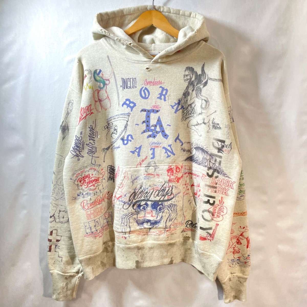 SAINT MICHAEL x BORN X RAISED SM-YS8-0000-C11 LA Graffiti SAINT MICHAEL x BORN X RAISED SM-YS8-0000-C11 LA Graffiti