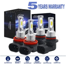 For Honda Civic 2016 2017 2018 2019 2020 LED Headlight High/Low 4x Bulbs Bright