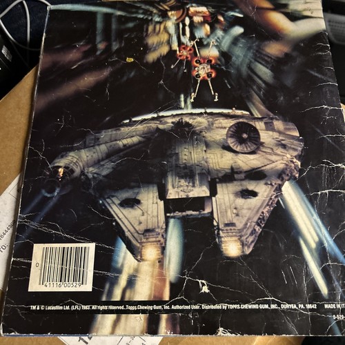 1983 Topps Panini Star Wars Return of the Jedi Sticker Album Used Book Vintage - Picture 2 of 4