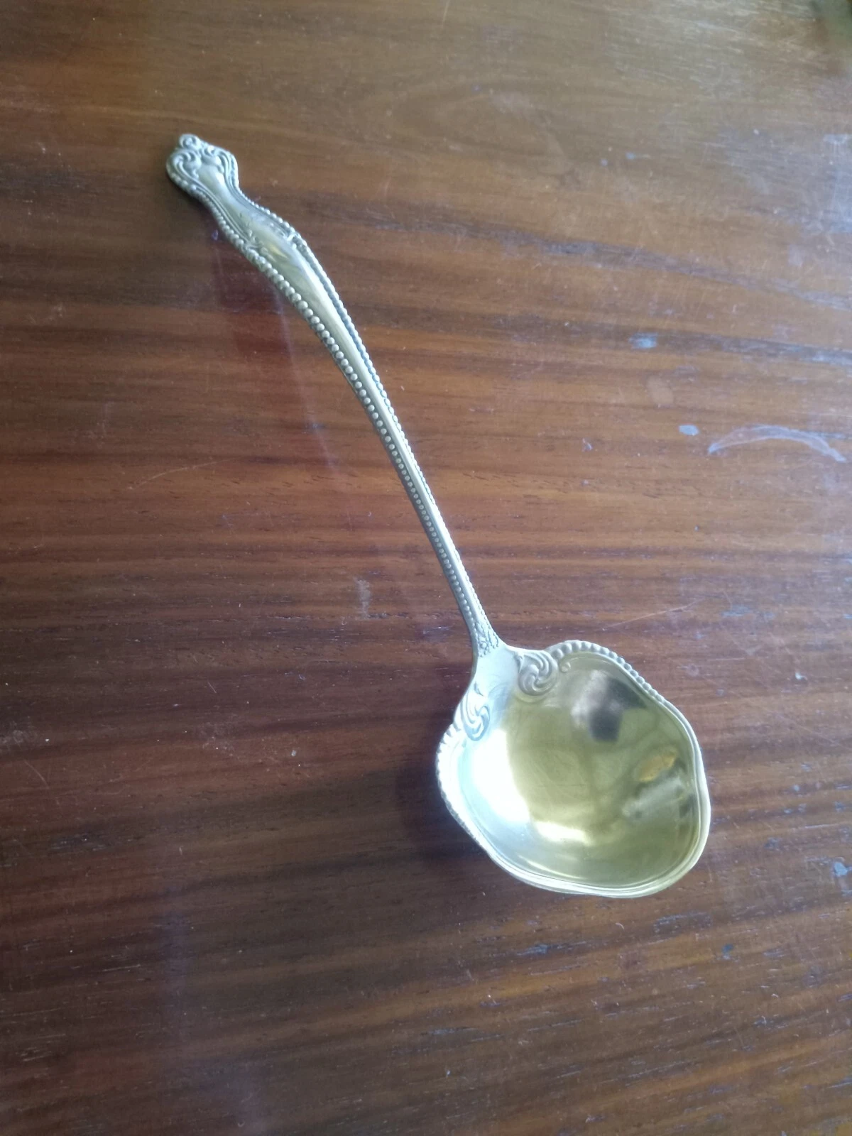 6in Sterling Silver Sauce Ladle Goldwashed Bowl
Opens in a new window or tab