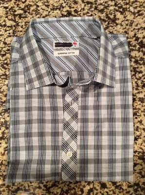 Ted Baker - Endurance - Check Button Down Shirt L/16. MSRP $125 | eBay