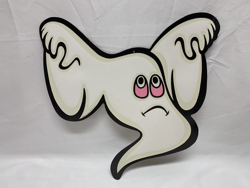 Vtg Beistle Amscan Halloween Die-cut Glow Ghost, Skull, Embossed Pumpkin, Scary - Picture 8 of 21