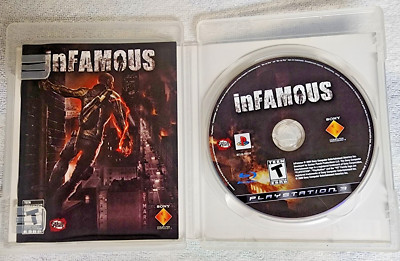 inFAMOUS (PS3, 2009) Complete with Manual 